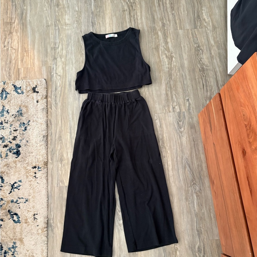 Black Women's Two-Piece Set